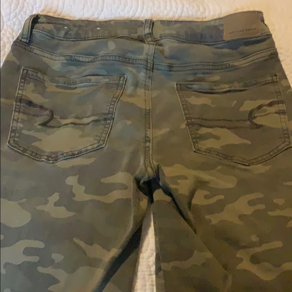 American Eagle Camouflage Skinny Jeans
